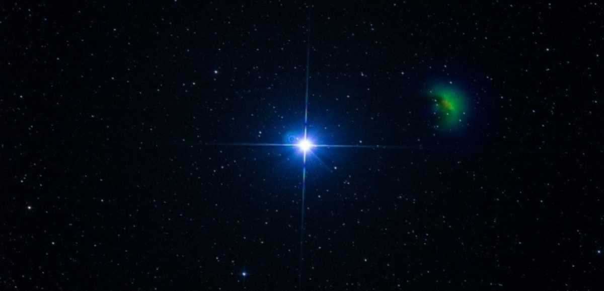 Stella nel cielo notturno