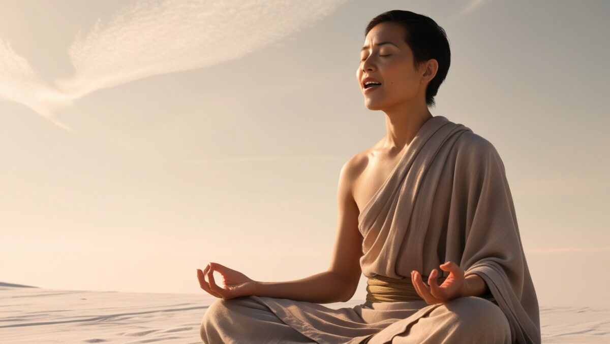 Meditante che canta